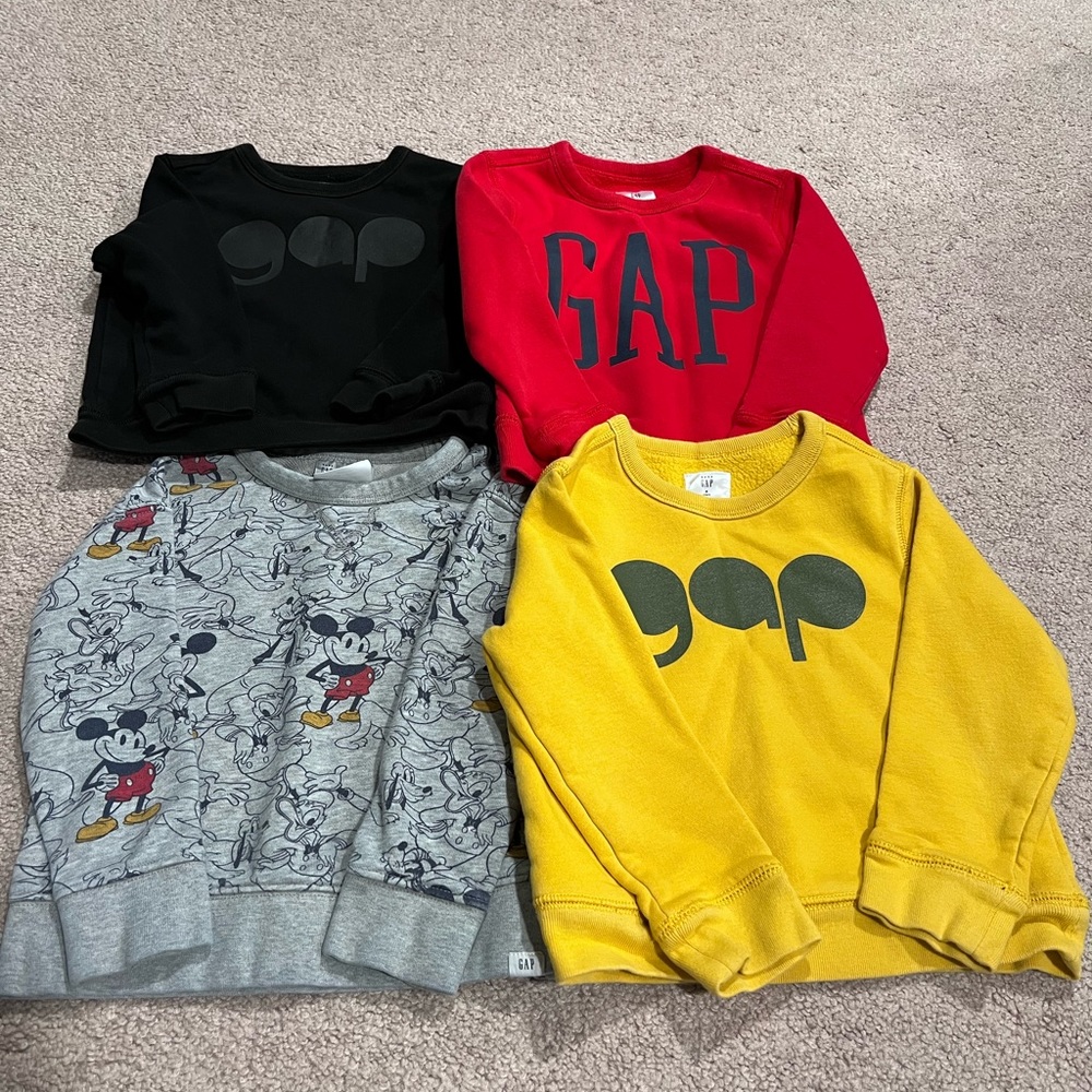 Gap sweatshirt set for 4 year old boys